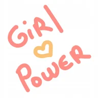 Pasmanteria - Naprasowanka Girl Power Naklejeka Na Odzież 5 - miniaturka - grafika 1