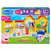 Figurki dla dzieci - Świnka Peppa Duży Dom domek 80 cm. Peppy figurki i akcesoria Hasbro G0508 - miniaturka - grafika 1