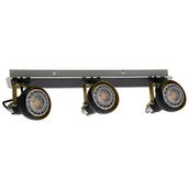 Lampy sufitowe - Ideus Plafon LAMPA sufitowa MARIO 03044 ścienna OPRAWA kinkiet metalowy czarny 03044 - miniaturka - grafika 1