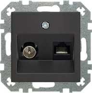 Gniazdka elektryczne - Liregus ITVKL-1-01.R/ON59 IL.TV/COMPUTER SOCKET - miniaturka - grafika 1