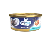 Mokra karma dla kotów - Mus dla dorosłych kotów z tuńczykiem 85g PreVital mini - miniaturka - grafika 1