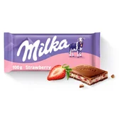 Czekolada - Milka Strawberry Yoghurt 100g - miniaturka - grafika 1