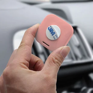 Stacja pogodowa Mini Higrometr pogody Alogy Smiley LCD cyfrowy termometr czujnik temperatury i wilgotności Różowy - Akcesoria do smartwatchy - miniaturka - grafika 5