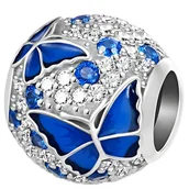 Charmsy - Charms do Pandora - CHARMS MOTYLE PAVE - miniaturka - grafika 1