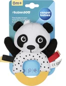 Gryzaki dla dzieci - Canpol Babies Zabawka Dla Niemowląt Grzechotka Gryzak W Kształcie Pandy 0m+ - miniaturka - grafika 1