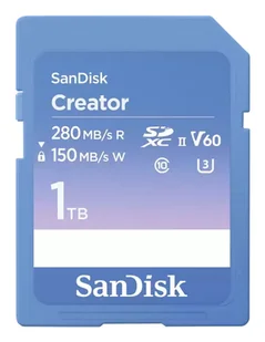 SanDisk Creator 1 TB SDXC UHS-II Klasa 10 SDSDXEP-1T00-GNCIS - Karty pamięci - miniaturka - grafika 1
