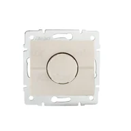 Wyłączniki światła i elektryczne - Kanlux Ściemniacz obrotowy 500W - z filtrem LOGI 02-1160-103 kr 25142 - miniaturka - grafika 1