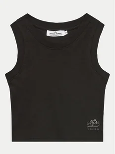 Original Marines Top DEP3088F Czarny Regular Fit - Koszulki i topy damskie - miniaturka - grafika 1