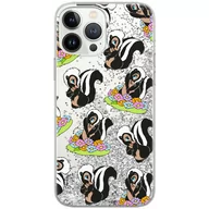 Etui i futerały do telefonów - Etui płynny brokat do Apple IPHONE 11 Disney: Skunks 003 oryginalne i oficjalnie licencjonowane, Srebrny - miniaturka - grafika 1