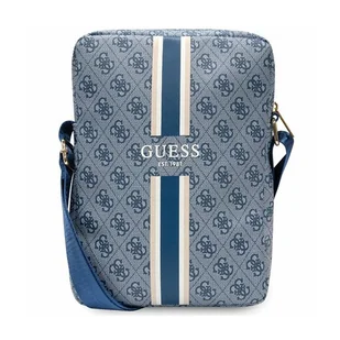 Guess Torba GUTB10P4RPSB 10" niebieski/blue 4G Stripes Tablet Bag - Torby na laptopy - miniaturka - grafika 2