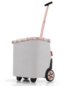 Torby i wózki na zakupy - reisenthel Wózek sklepowy Carrycruiser Frame 47,5 cm frame twist sky rose - miniaturka - grafika 1