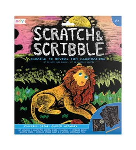 Scratch KOLOROWE BALONIKI Zdrapywanki amp Scribble Safari - Zabawki kreatywne - miniaturka - grafika 1