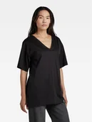 Koszulki i topy damskie - G-Star Raw T-Shirt D22746-C539-6484 Czarny Relaxed Fit - miniaturka - grafika 1