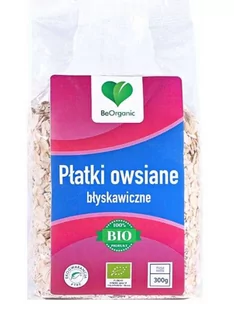 Płatki owsiane błyskawiczne EKO BeOrganic 300 g - Płatki śniadaniowe i musli - miniaturka - grafika 1