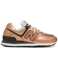 Buty sportowe damskie - Buty New Balance WL574PX2 - pomarańczowe - miniaturka - grafika 1