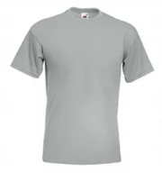 Koszulki męskie - T-shirt Gruba Koszulka Męska 100% Bawełna Fruit Loom 610440 SZARA XXL - miniaturka - grafika 1