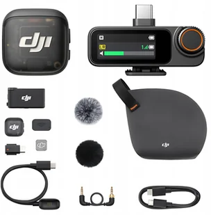 DJI MIC 3 1 TX + 1 RX - Mikrofony komputerowe - miniaturka - grafika 1