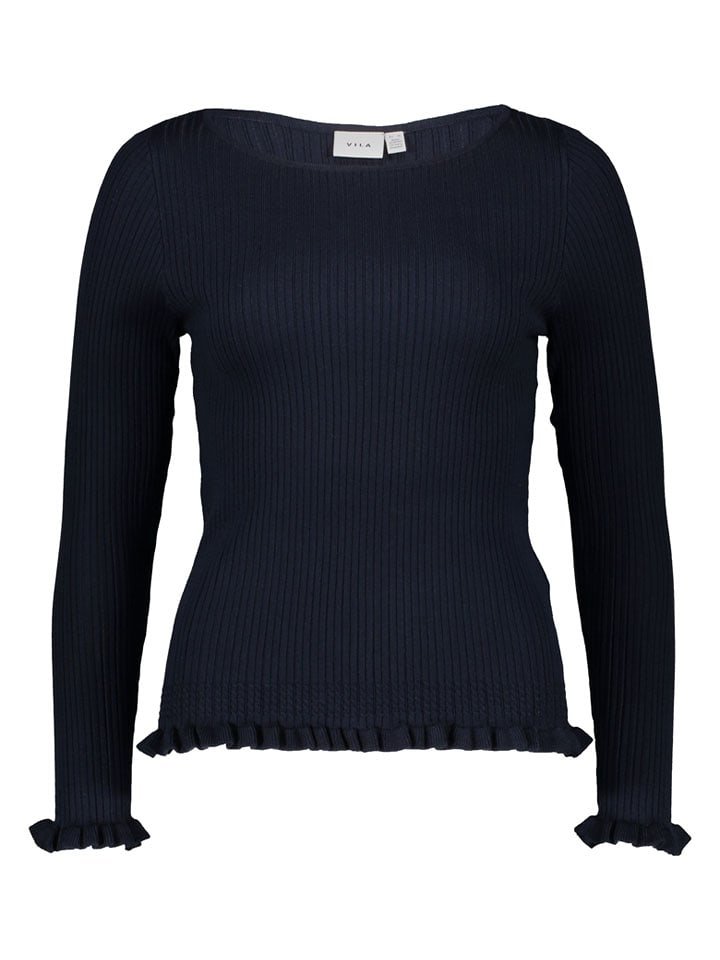 Vila Koszulka w kolorze czarnym