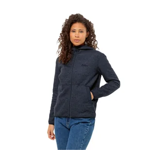 Damska kurtka polarowa Jack Wolfskin TANNENSPUR JKT W night blue - S - Kurtki damskie - miniaturka - grafika 1
