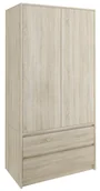 Szafy - Szafa Garderoba 90Cm 2Drzwi 2Szuflady B-9Tip Sonoma - miniaturka - grafika 1
