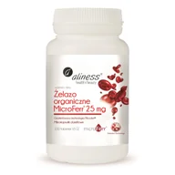Witaminy i minerały - Aliness Żelazo organiczne MicroFerr 25 mg x 100 tabletek VEGE 4033-90507 - miniaturka - grafika 1