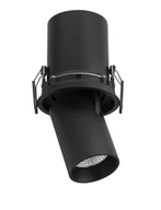 Lampy pozostałe - GARUPA LE61368 Lampa natynkowa cylindryczna czarna aluminiowa o regulowanym kącie świecenia - miniaturka - grafika 1