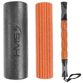 Akcesoria do masażu - HMS FS105 WAŁEK PIANKOWY/ROLLER 3W1 1AB-17-8-222 - miniaturka - grafika 1