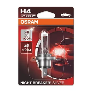 Żarówka Osram Night Breaker H4 60/55 W P43T 12 V - Żarówki samochodowe - miniaturka - grafika 1