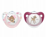 Smoczki uspokajające - Nuk smoczek uspokajający silikonowy 18-36m-cy Disney Bambi 2szt. - miniaturka - grafika 1