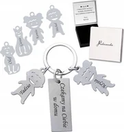 Breloki - Radziszewska Jewellery Personalizowany brelok do kluczy Zawieszka Grawer Dzień Ojca Prezent - miniaturka - grafika 1