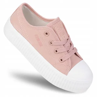 Trampki dziecięce BIG STAR buty tenisówki różowe niskie na lato RR374011 32 - Buty dla dziewczynek - miniaturka - grafika 1