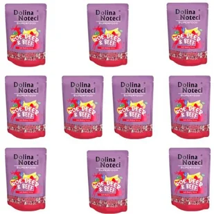 DOLINA NOTECI SuperFood Karma mokra Bogata w Sarnę i Wołowinę 10 x 300g ZESTAW - Mokra karma dla psów - miniaturka - grafika 1
