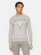 Swetry męskie - Guess Sweter M5RR02 Z3KI1 Szary Regular Fit - miniaturka - grafika 1