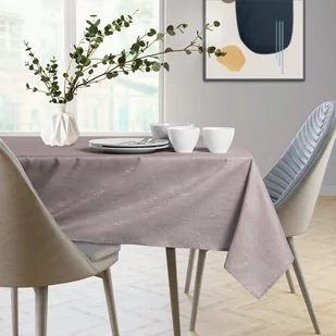 Obrus Vesta Pudrowy róż Tłoczony Nowoczesny 40x120 AmeliaHome - TCLOTH/AH/VESTA/HMD/POWDERPINK/40X120 - Obrusy i serwetki - miniaturka - grafika 3