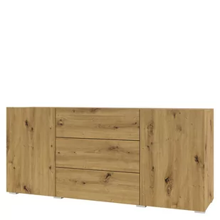 Komoda Stojąca / Wisząca TYP-26 Ava Helvetia Wieruszów Artisan / Czarny Mat - Komody - miniaturka - grafika 1