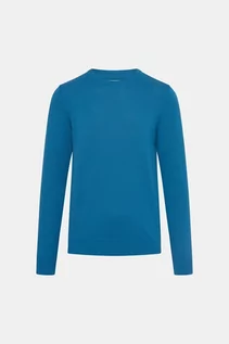 Swetry męskie - WRANGLER Sweter - Niebieski ciemny - Mężczyzna - L (L) - grafika 1