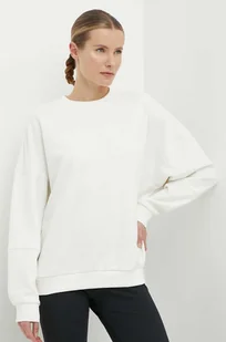 Reebok bluza LUX Collection damska kolor beżowy gładka 100076140 - Bluzy damskie - miniaturka - grafika 1