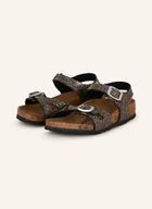 Sandały damskie - Birkenstock Sandały Rio schwarz - miniaturka - grafika 1