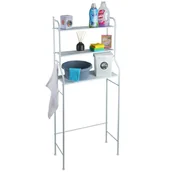 Półki łazienkowe - Metalowa półka stojąca nad pralkę 62x25xh155cm - miniaturka - grafika 1