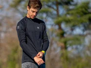 COMPRESSPORT Koszulka biegowa z długim rękawem TRAINING TSHIRT czarna