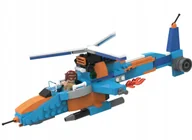 Klocki - Zestaw klocków konstrukcyjnych 3w1 samolot helikopter odrzutowiec PLAYTIVE - miniaturka - grafika 1