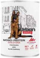 Mokra karma dla psów - OVER ZOO - Karma dla psa URBAN PETS mono protein dziczyzna 400g - miniaturka - grafika 1