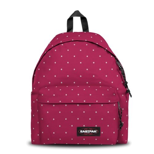 Eastpak Padded Pak'r Plecak na co dzień, 40 cm, Wine Silver Dots, Taglia unica, Eastpak PADDED PAK'R Dots Wine Silver Backpacks