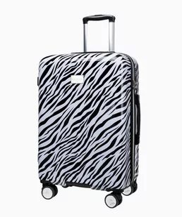 PUCCINI Średnia walizka w zebrę - Walizki PUCCINI Średnia walizka w zebrę - Walizki - miniaturka - grafika 1