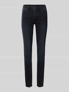 Jeansy o kroju super skinny fit z 5 kieszeniami - Spodnie damskie - miniaturka - grafika 1