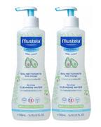 Mustela LABORATOIRES EXPANSCIENCE POLSKA SP Z O.O Bebe Woda oczyszczająca bez spłukiwania 2 x 500 ml