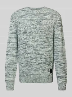 Sweter z dzianiny o kroju regular fit z czystej bawełny - Koszulki męskie - miniaturka - grafika 1