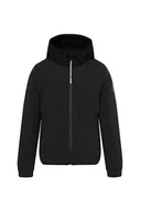 Kurtki męskie - ECOALF Męska kurtka Cartesalf, z poliestru z recyklingu, z kapturem, z kapturem Sorona i Fellex, wygodna i lekka, kurtka męska, rozmiar XXL, kolor czarny, rozmiar XXL, kolor czarny, czarny, XXL - miniaturka - grafika 1