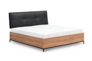 Łóżka - Łóżko do sypialni Loft Karmel 140x200 - z pojemnikiem - miniaturka - grafika 1