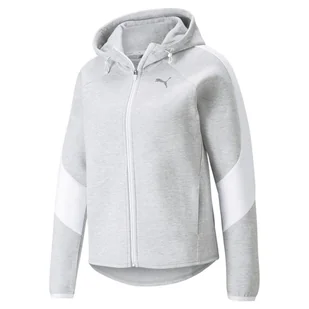 Bluza z kapturem damska Puma Evostripe szara 84707304-S - Bluzy damskie - miniaturka - grafika 1